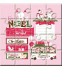 Puzzle Navidad con la frase "Feliz Navidad – Merry Christmas” en lata