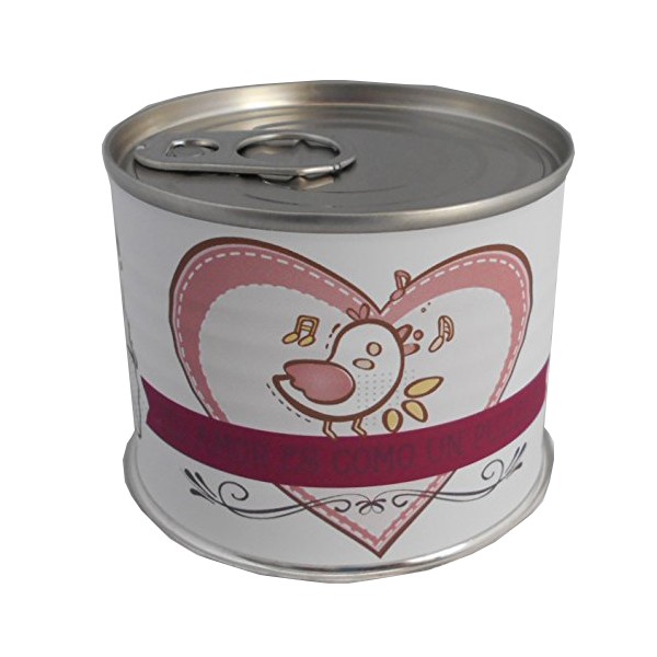 Puzzle pedida mano corazón en lata