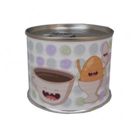 Puzzle con la frase "Contigo siempre hay un motivo para sonreir" en lata 2