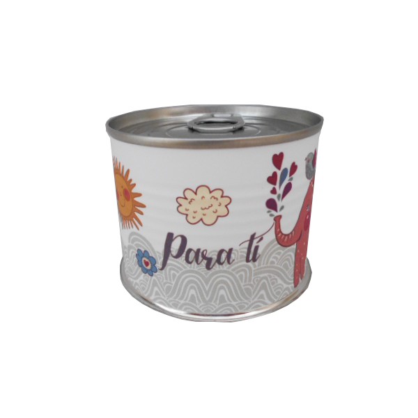 Puzzle cumpleaños elefante en lata