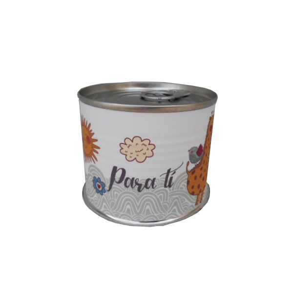 Puzzle cumpleaños Jirafa en lata