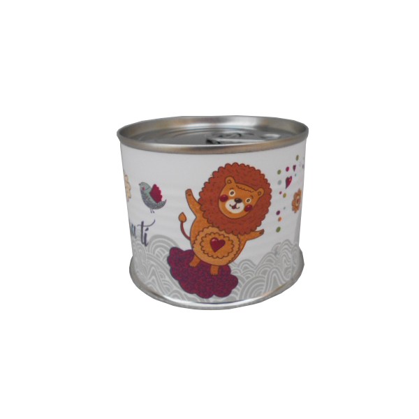 Puzzle cumpleaños León en lata