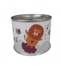 Puzzle cumpleaños León en lata