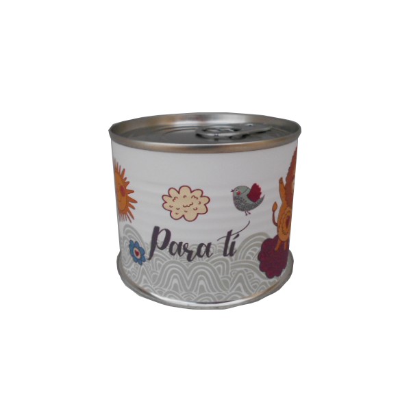 Puzzle cumpleaños León en lata