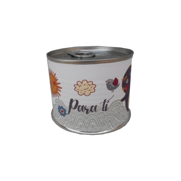 Puzzle cumpleaños Pingüino en lata