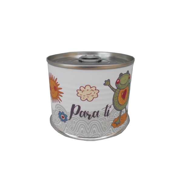 Puzzle cumpleaños ranas en lata