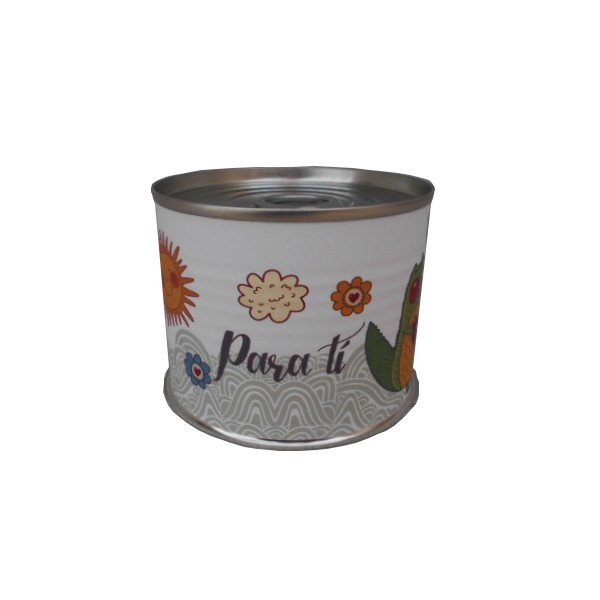 Puzzle para cumpleaños cocodrilo en lata