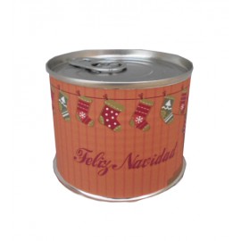Puzzle Navidad con la frase "Feliz Navidad - Merry Christmas" en lata 2