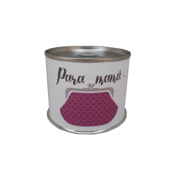 Puzzle con la frase "Para la mejor mamá del mundo" en lata