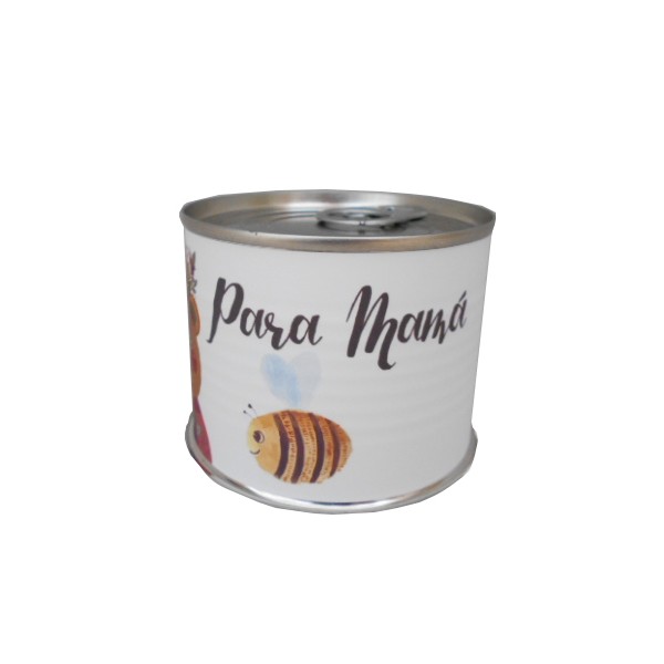 Puzzle Osa con la frase "Te Quiero Mamá" en lata