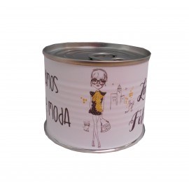 Puzzle con la frase "Pongamos de moda la Felicidad" en lata 2