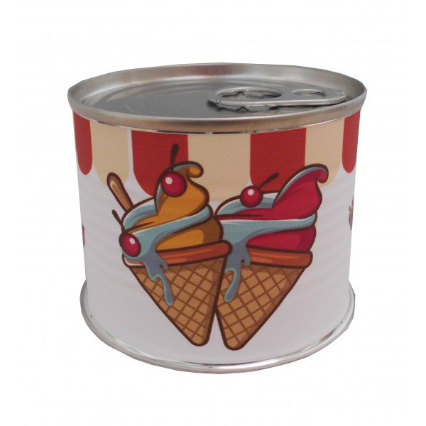 Puzzle con la frase "Cada vez que te veo....me derrito.." en lata